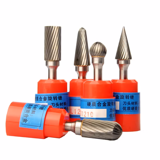 5 個 1/4 インチ 6 ミリメートルシャンクダイ両刃タングステンカーバイドロータリーバーセットダイグラインダービット