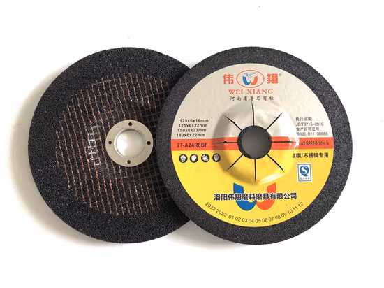 Richoice Diameter 50mm Thickness 6mm Bore 10mm T29 Abrasive Grinding Wheel for Cutting Metal