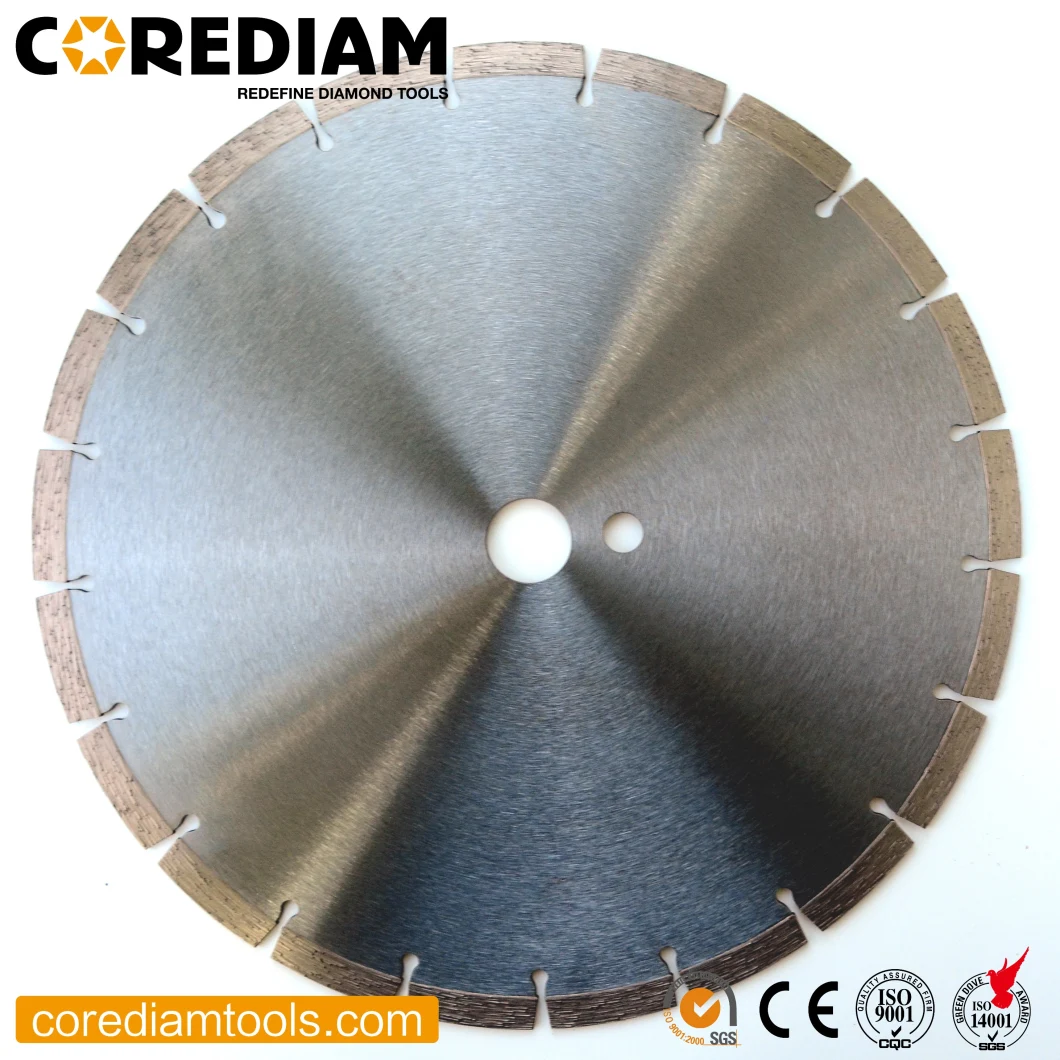 350mm/14-Inch Sinter Hot-Pressed Blade for Cured and Reinforced Concrete, Concrete Slab/Cutting Disc