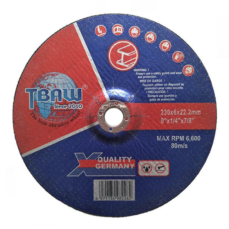 9 Inch X 6 mm Abrasive Metal Grinding Wheel