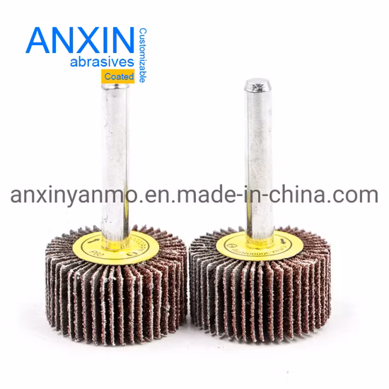 50*50*6 ミリメートル 240 グリット酸化アルミニウムフラップディスク金属穴研削用シャンク